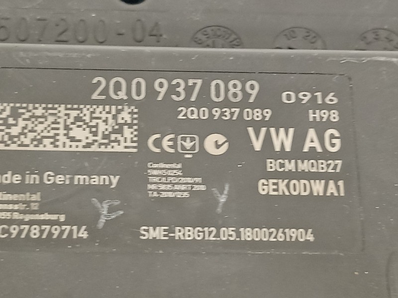 Recambio de modulo electronico para seat arona fr referencia OEM IAM 2Q0937089 A2C97879714 