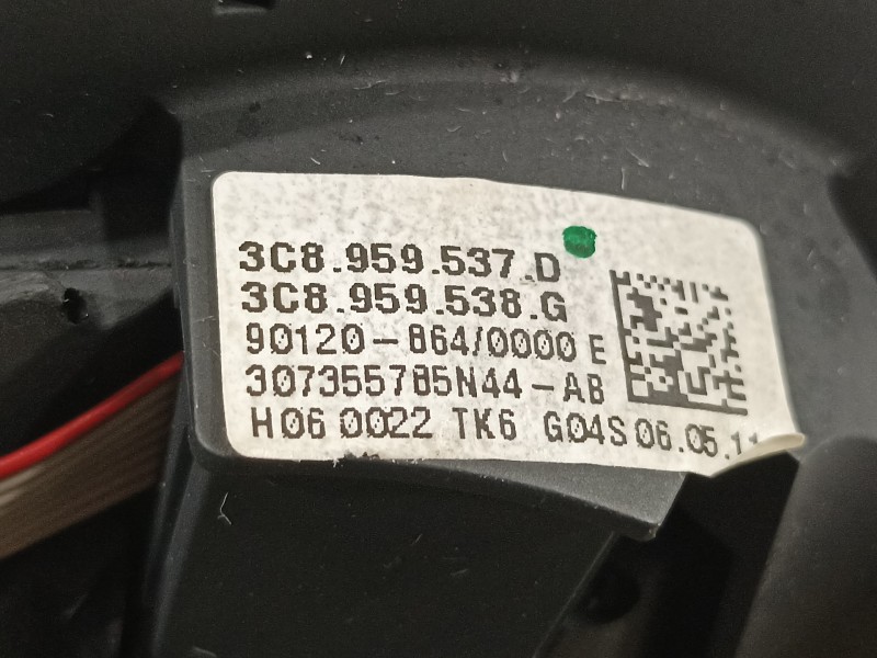 Recambio de volante para volkswagen golf vi (5k1) advance referencia OEM IAM 3C8419091BE 3C8959537D 