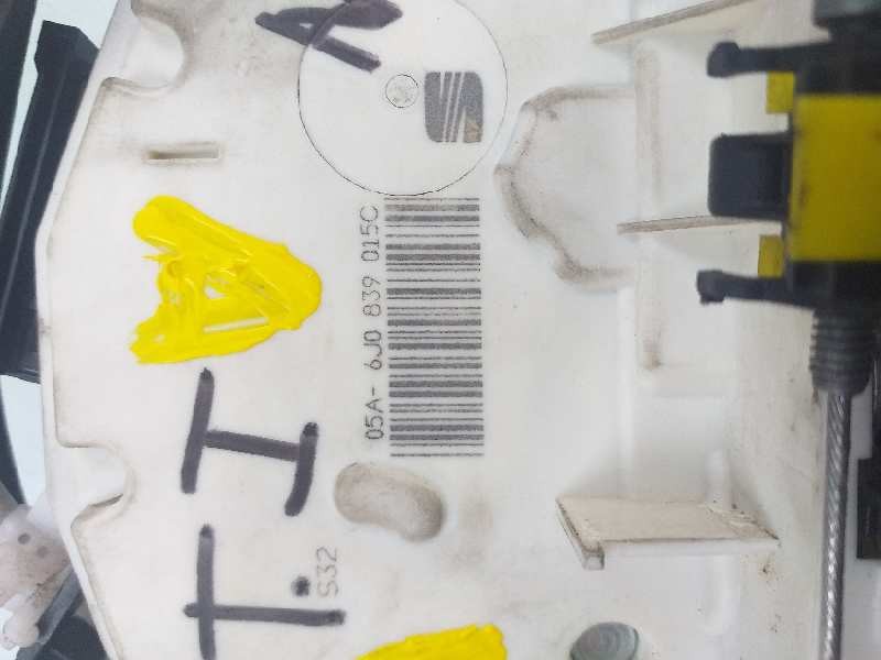 Recambio de cerradura puerta trasera izquierda para seat ibiza (6j5) copa referencia OEM IAM 6J0839015C  