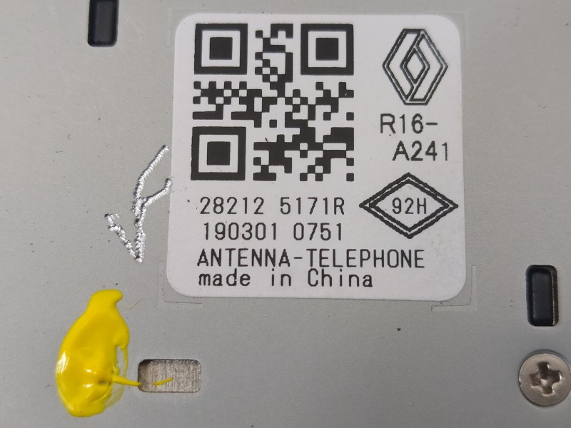Recambio de antena para renault clio v rja/be2/mt5ta08a5000 referencia OEM IAM 282125171R  