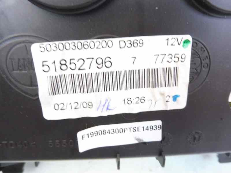 Recambio de cuadro instrumentos para fiat punto (evo) (199) dynamic referencia OEM IAM 51852796 503003060200 