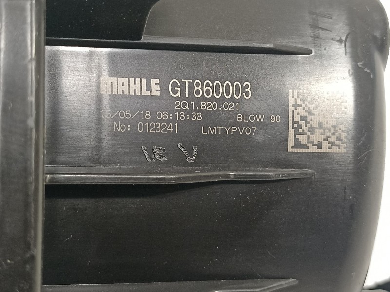 Recambio de ventilador calefaccion para seat arona fr referencia OEM IAM 2Q1820021  