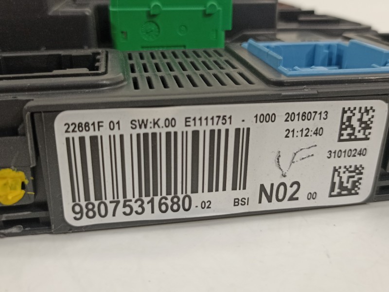 Recambio de caja reles / fusibles para peugeot 2008 (--.2013) active referencia OEM IAM 9665547480  
