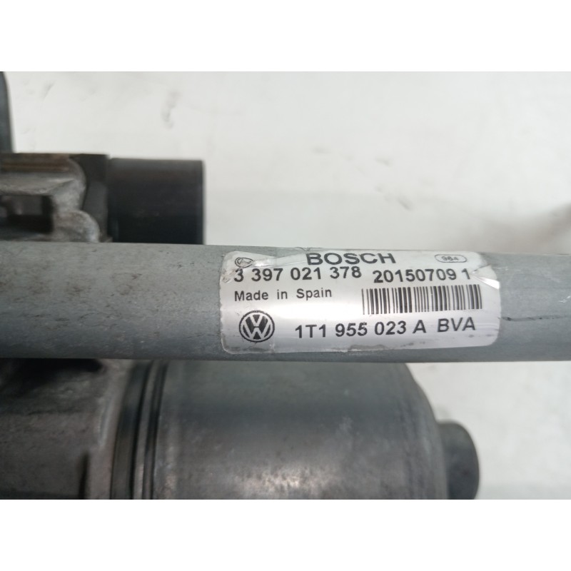 Recambio de motor limpia delantero para volkswagen caddy furgón/kombi furgón bluemotion referencia OEM IAM 1T1955023A 3397021378