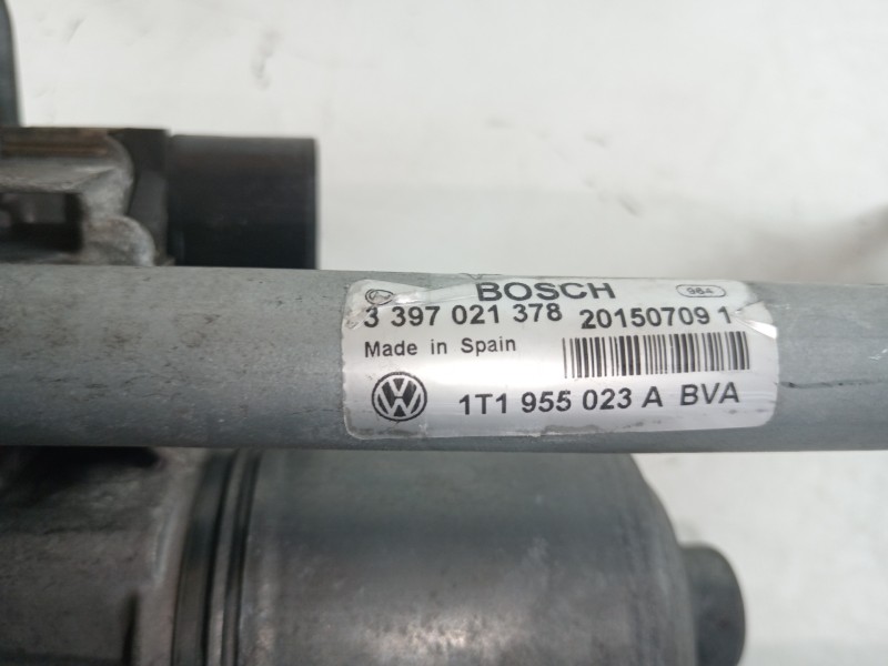 Recambio de motor limpia delantero para volkswagen caddy furgón/kombi furgón bluemotion referencia OEM IAM 1T1955023A 3397021378