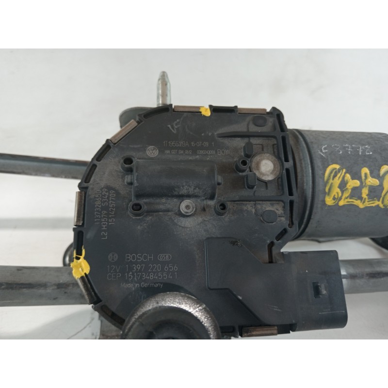 Recambio de motor limpia delantero para volkswagen caddy furgón/kombi furgón bluemotion referencia OEM IAM 1T1955023A 3397021378