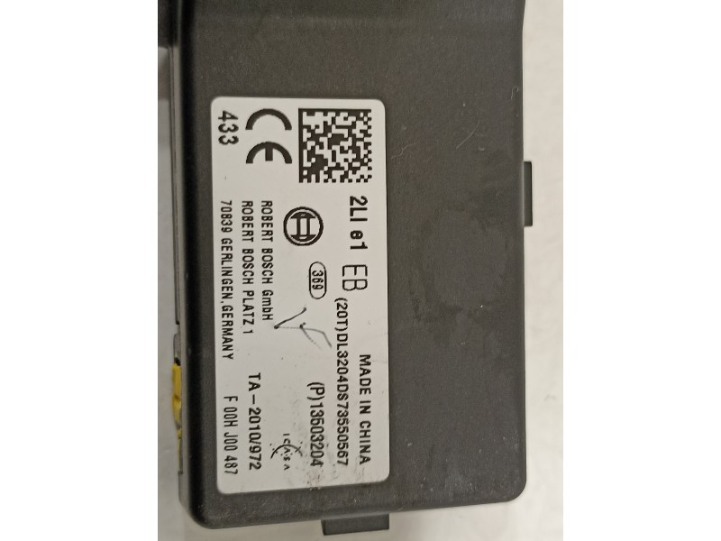 Recambio de modulo electronico para opel corsa e selective referencia OEM IAM 13503204  