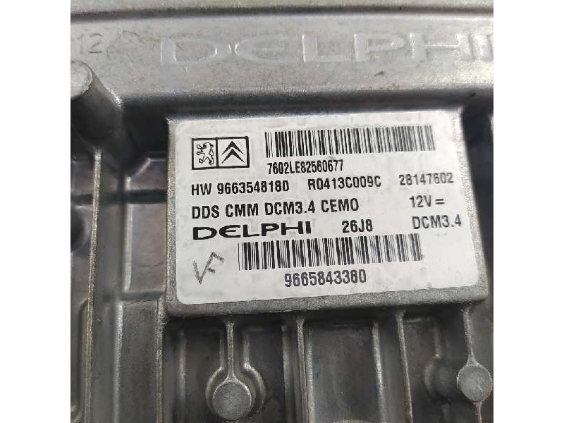 Recambio de centralita motor uce para citroën c5 station wagon premier referencia OEM IAM 9665843380 9663548180 28147602