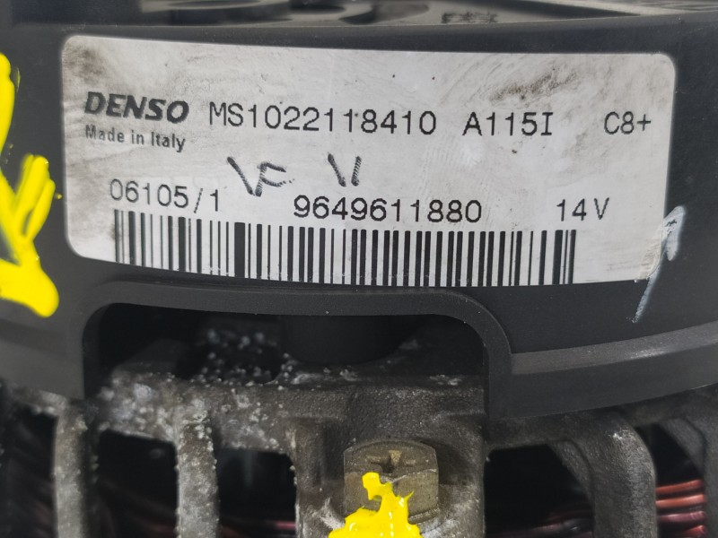 Recambio de alternador para citroën c4 coupe lx referencia OEM IAM 9649611880 MS1022118410 