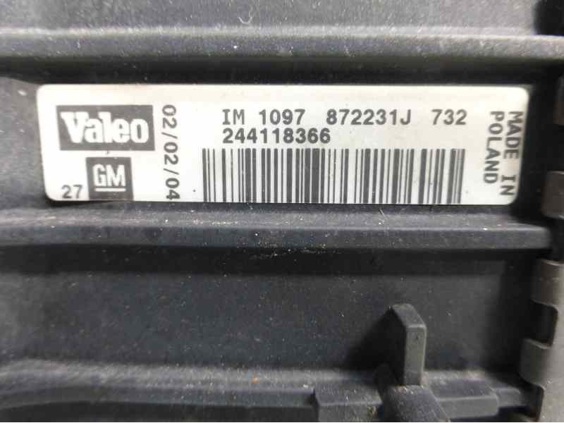Recambio de intercooler para opel vectra c berlina comfort referencia OEM IAM 244118366  