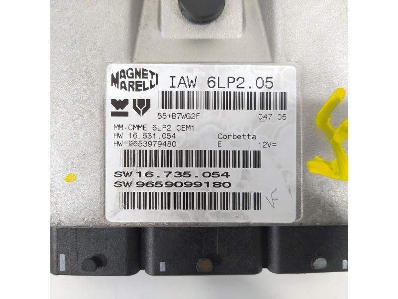 Recambio de centralita motor uce para citroën c4 coupe lx referencia OEM IAM 9659099180 9653979480 