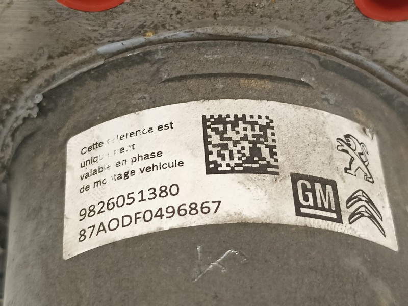 Recambio de abs para citroën c3 1.6 blue-hdi fap referencia OEM IAM 9826051380 87AODF0496867 0265956240