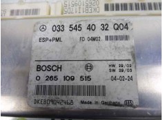 Recambio de centralita abs para mercedes-benz clase e (w211) berlina e 320 cdi (211.026) referencia OEM IAM 0335454032   2