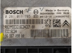 Recambio de centralita motor uce para citroën c3 hdi 70 furio referencia OEM IAM 9656709880 0281011785  2