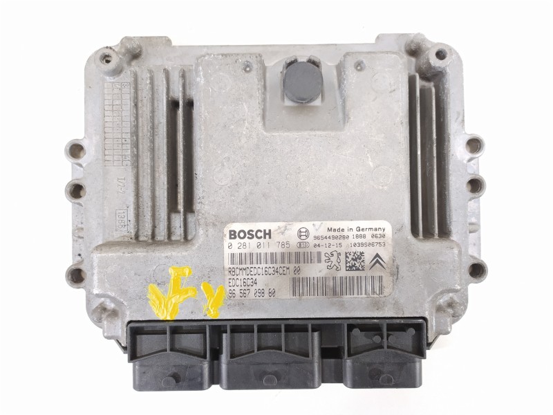 Recambio de centralita motor uce para citroën c3 hdi 70 furio referencia OEM IAM 9656709880 0281011785 