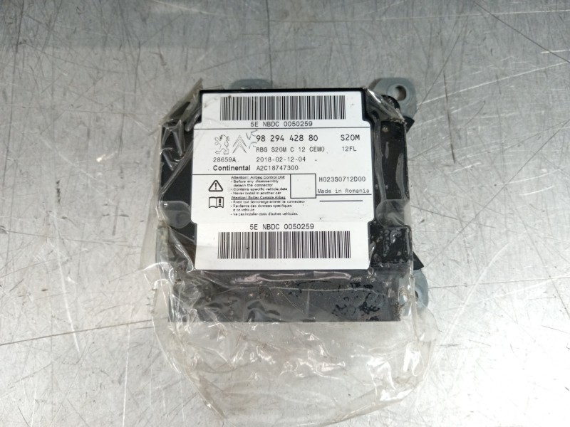 Recambio de kit airbag para citroën c3 1.6 blue-hdi fap referencia OEM IAM 9812429980 98128997 98294428