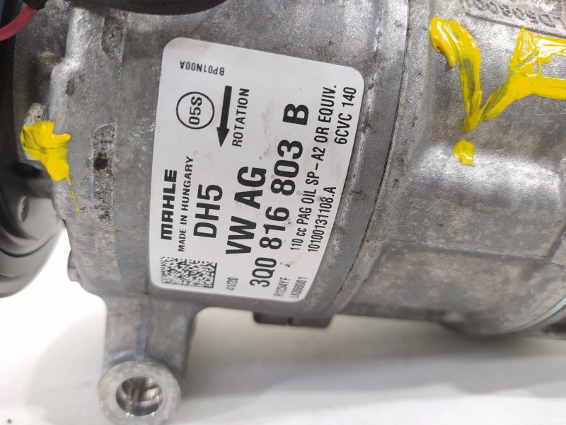 Recambio de compresor aire acondicionado para skoda fabia active referencia OEM IAM 3Q0816803B  