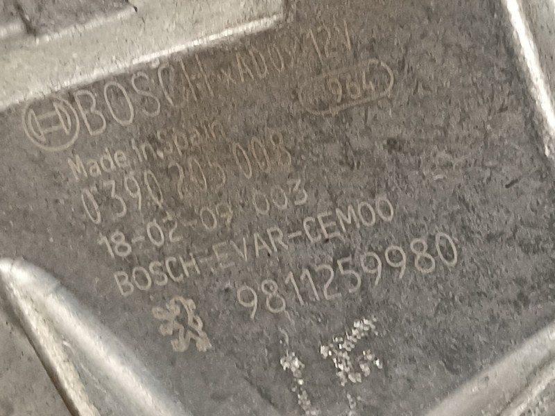 Recambio de motor limpia trasero para citroën c3 1.6 blue-hdi fap referencia OEM IAM 9811259980  