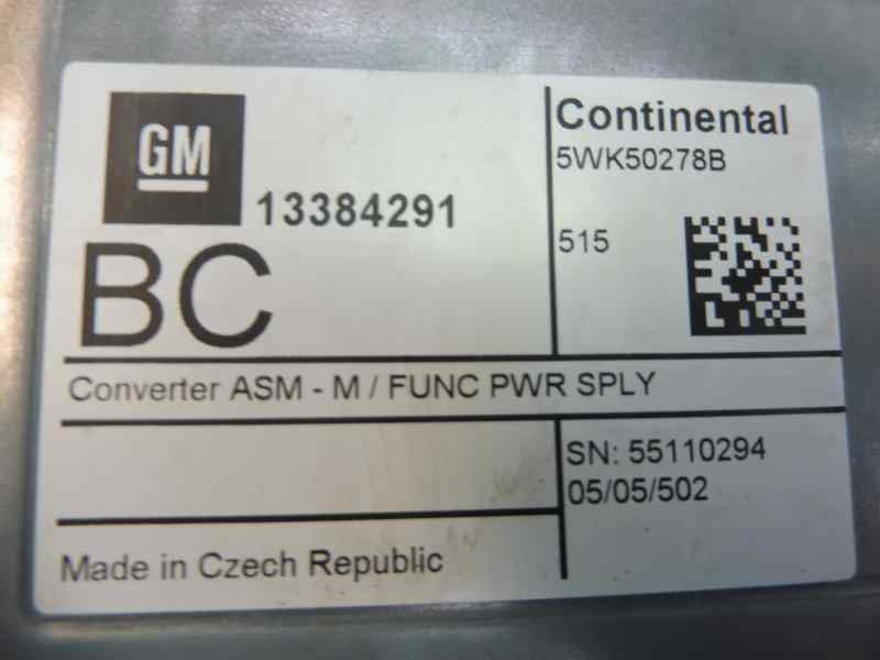 Recambio de modulo electronico para opel astra j sports tourer excellence referencia OEM IAM 13384291 5WK50278B 