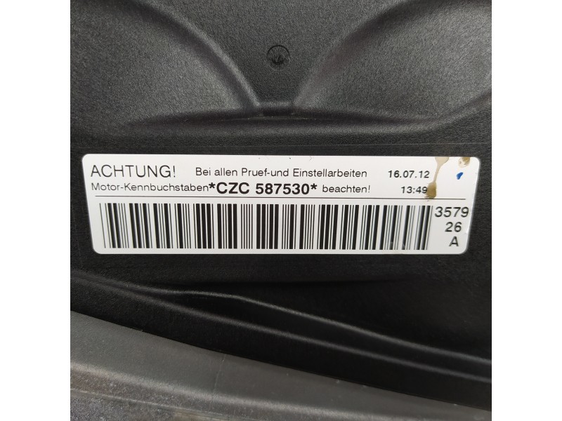 Recambio de motor completo para audi a1 (8xk) adrenalin referencia OEM IAM CZC  