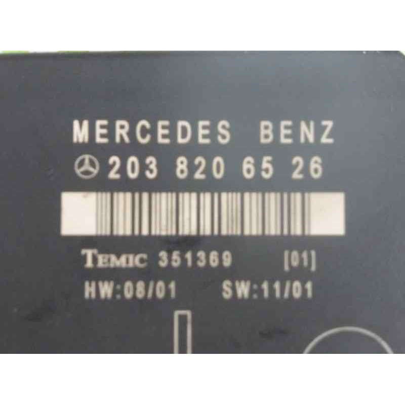 Recambio de modulo confort para mercedes-benz clase c (w203) berlina 180 (203.035) referencia OEM IAM 2038206526  
