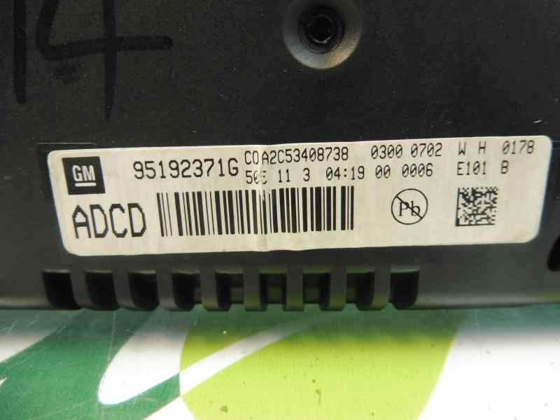 Recambio de pantalla multifuncion para chevrolet cruze hatchback lt+ referencia OEM IAM 95192371G  