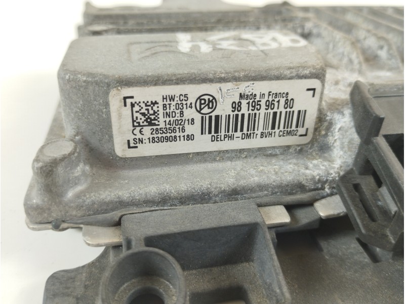 Recambio de centralita start / stop para citroën c3 1.6 blue-hdi fap referencia OEM IAM 9819596180  