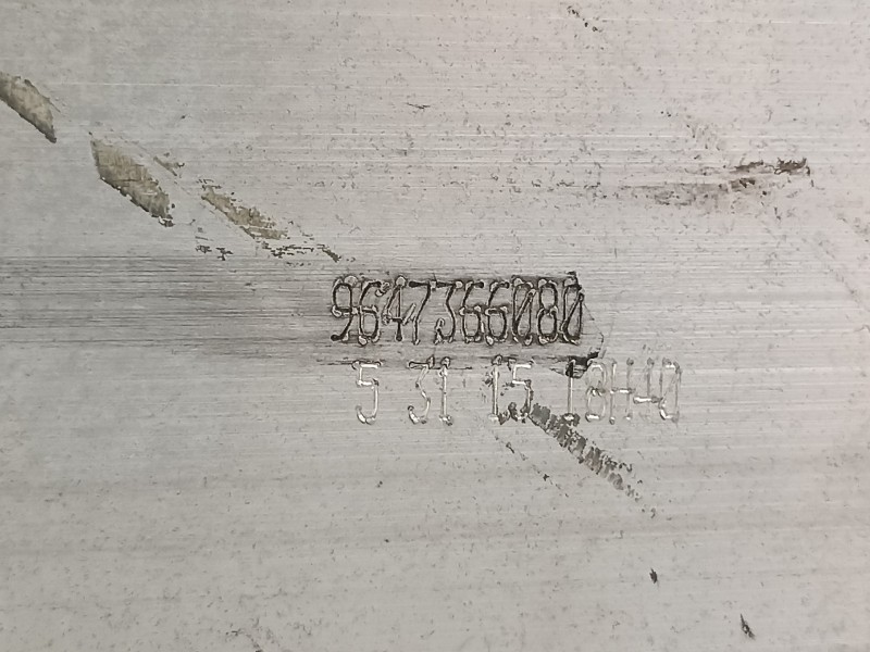 Recambio de refuerzo paragolpes trasero para peugeot 308 style referencia OEM IAM 9647366080  