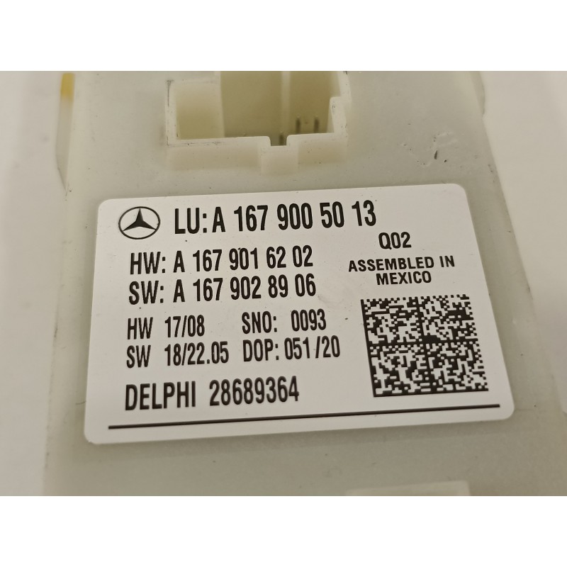 Recambio de modulo electronico para mercedes-benz clase gle (bm 167)(09.2018) gle 350 de 4matic (167.117) referencia OEM IAM A16