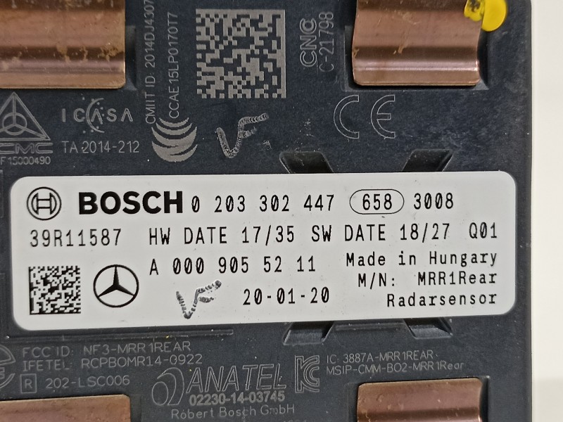 Recambio de sensor para mercedes-benz clase gle (bm 167)(09.2018) gle 350 de 4matic (167.117) referencia OEM IAM A0009055211  
