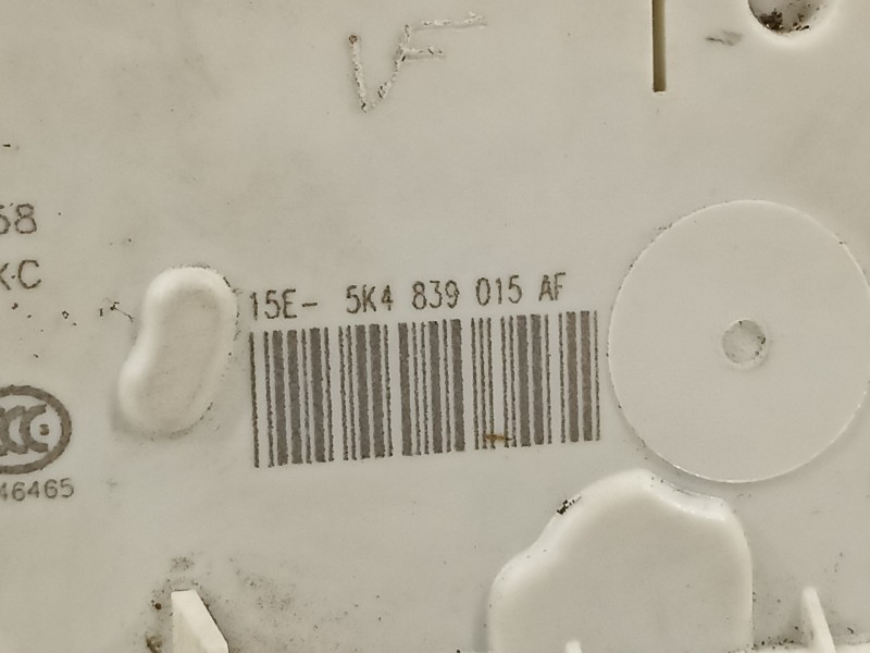 Recambio de cerradura puerta trasera izquierda para volkswagen golf vi (5k1) advance referencia OEM IAM 5K4839015AF  