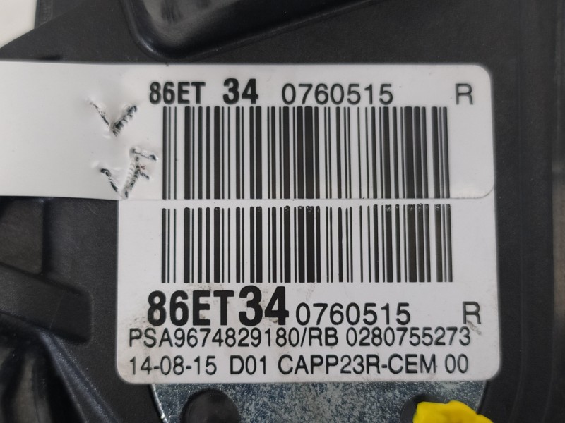 Recambio de potenciometro pedal para peugeot 308 style referencia OEM IAM 9674829180 0280755273 