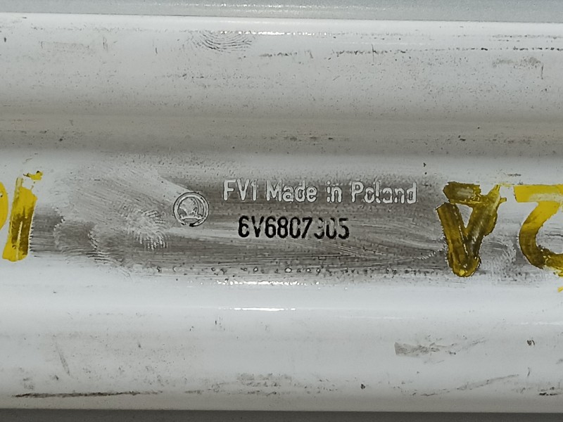 Recambio de refuerzo paragolpes trasero para skoda fabia active referencia OEM IAM 6V6807305  