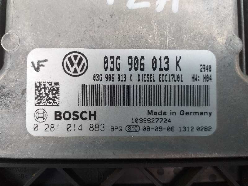 Recambio de centralita motor uce para seat ibiza (6j5) stylance / style referencia OEM IAM 03G906013K 0281014883 
