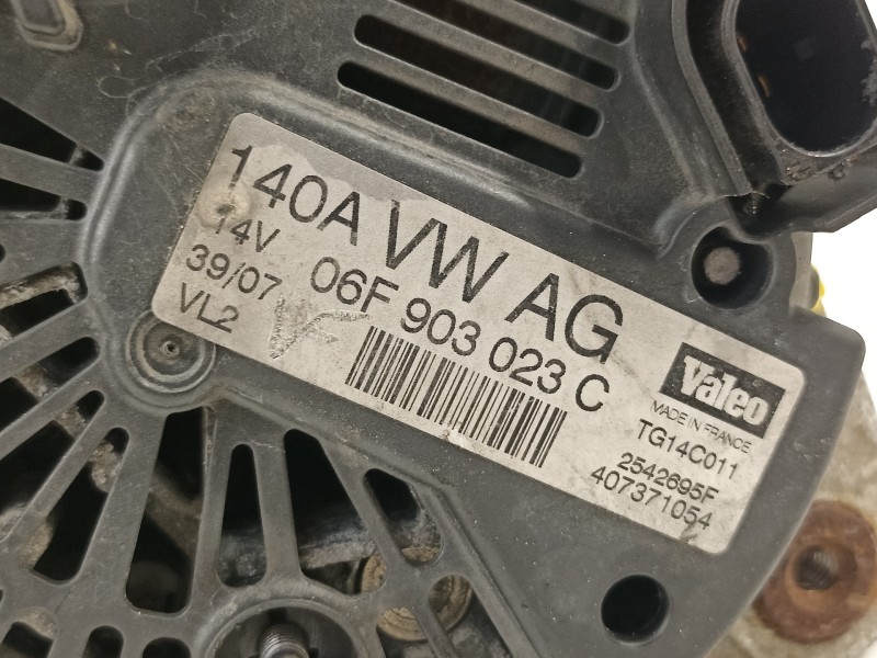 Recambio de alternador para seat altea (5p1) reference referencia OEM IAM 06F03023C  