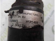 Recambio de motor arranque para fiat ducato caja cerrada 11 (desde 03.02) 2.3 jtd  batalla 2850 mm referencia OEM IAM 9632532660 2