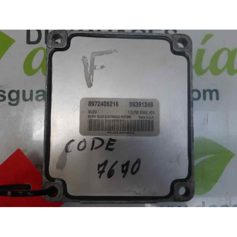 Recambio de centralita motor uce para opel corsa c club referencia OEM IAM 09391249 8972406216 