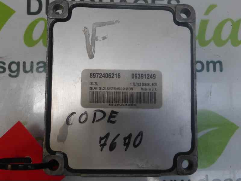 Recambio de centralita motor uce para opel corsa c club referencia OEM IAM 09391249 8972406216 