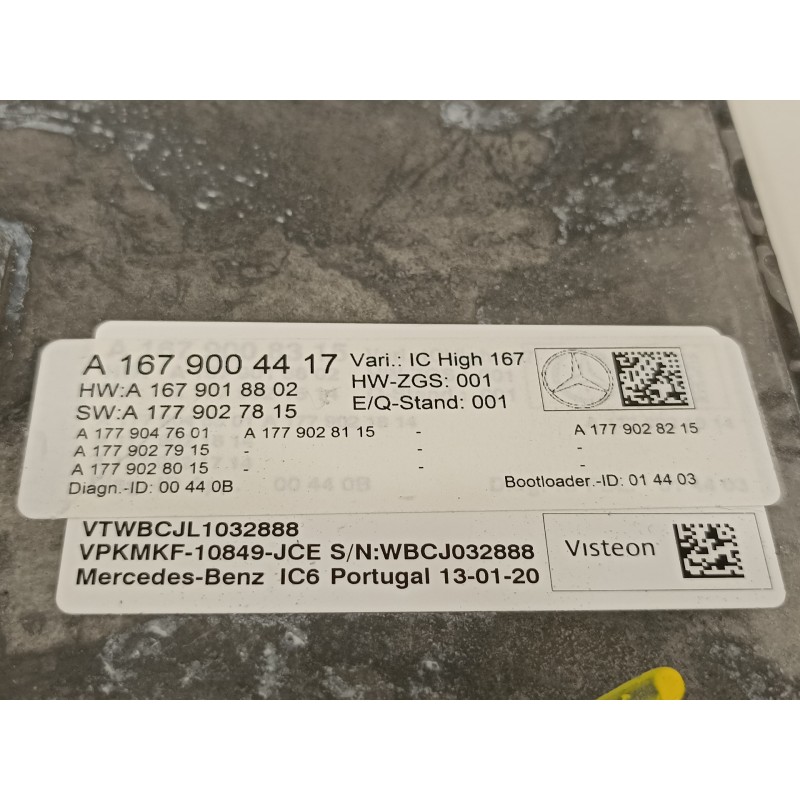 Recambio de modulo electronico para mercedes-benz clase gle (bm 167)(09.2018) gle 350 de 4matic (167.117) referencia OEM IAM A16