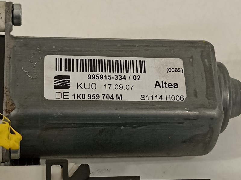 Recambio de elevalunas trasero derecho para seat altea (5p1) reference referencia OEM IAM 1K0959704M  
