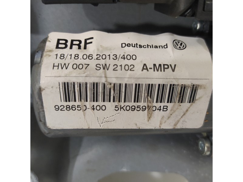 Recambio de elevalunas trasero derecho para volkswagen touran (1t3) advance bluemotion referencia OEM IAM 1T0839730Q 5K0959704B 