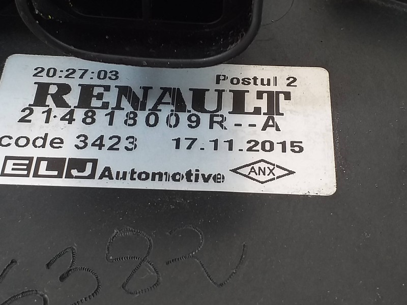 Recambio de electroventilador para dacia logan mcv ii laureate referencia OEM IAM 214818009R  