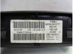 Recambio de mando climatizador para citroën c4 berlina exclusive referencia OEM IAM 9658084577   2