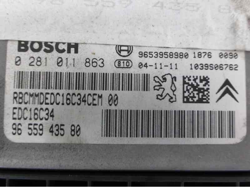 Recambio de centralita motor uce para citroën c4 berlina sx referencia OEM IAM 9655943580 0281011863 