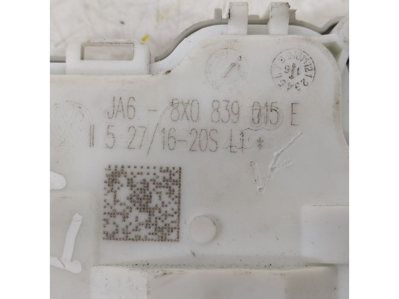Recambio de cerradura puerta trasera izquierda para audi a1 (8xk) adrenalin referencia OEM IAM 8X0839015E  