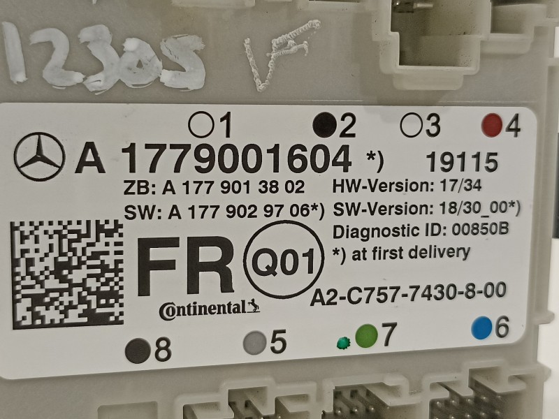 Recambio de modulo electronico para mercedes-benz clase b (w247) 247 referencia OEM IAM A1779001604  