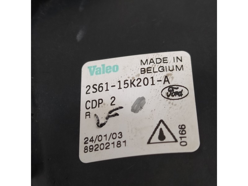 Recambio de faro antiniebla derecho para ford fiesta (cbk) ambiente referencia OEM IAM 2S6115K201A 89202181 