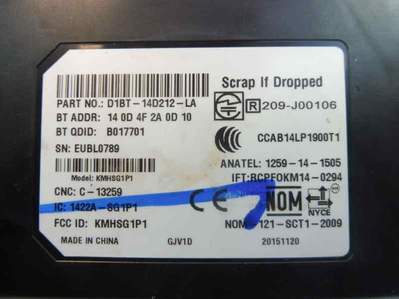 Recambio de modulo electronico para ford kuga (cbs) trend referencia OEM IAM D1BT14D212LA B017701 