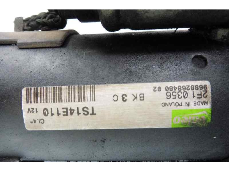 Recambio de motor arranque para peugeot partner kombi outdoor referencia OEM IAM 9688268480 TS14E110 