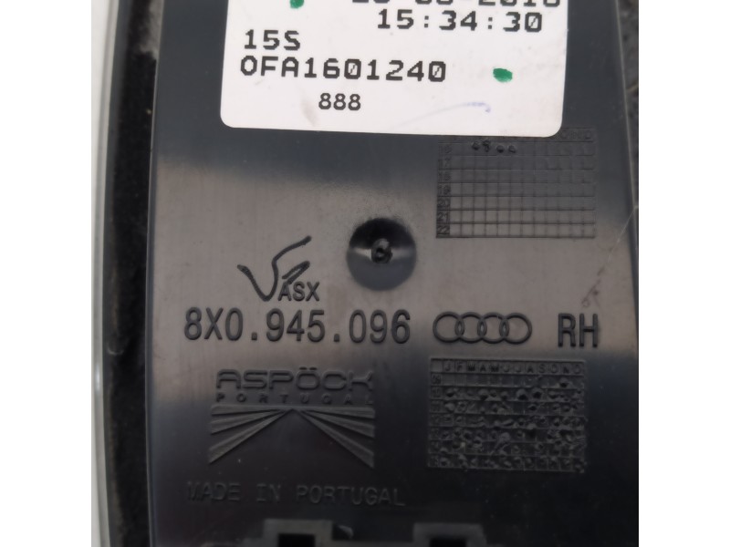 Recambio de piloto trasero derecho interior para audi a1 (8xk) adrenalin referencia OEM IAM 8X0945096  